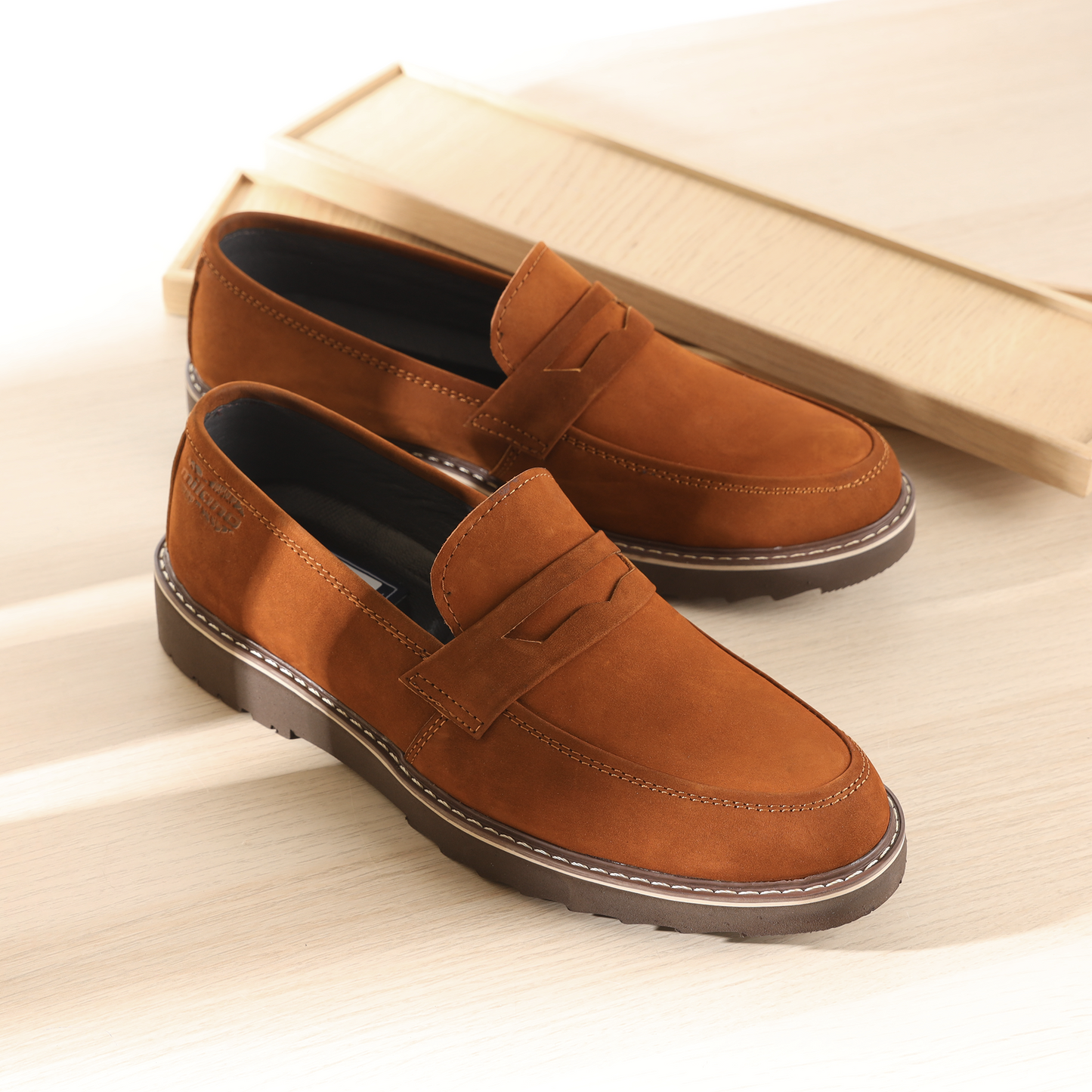 M3 – Flexible Suede Shoes with PU Sole