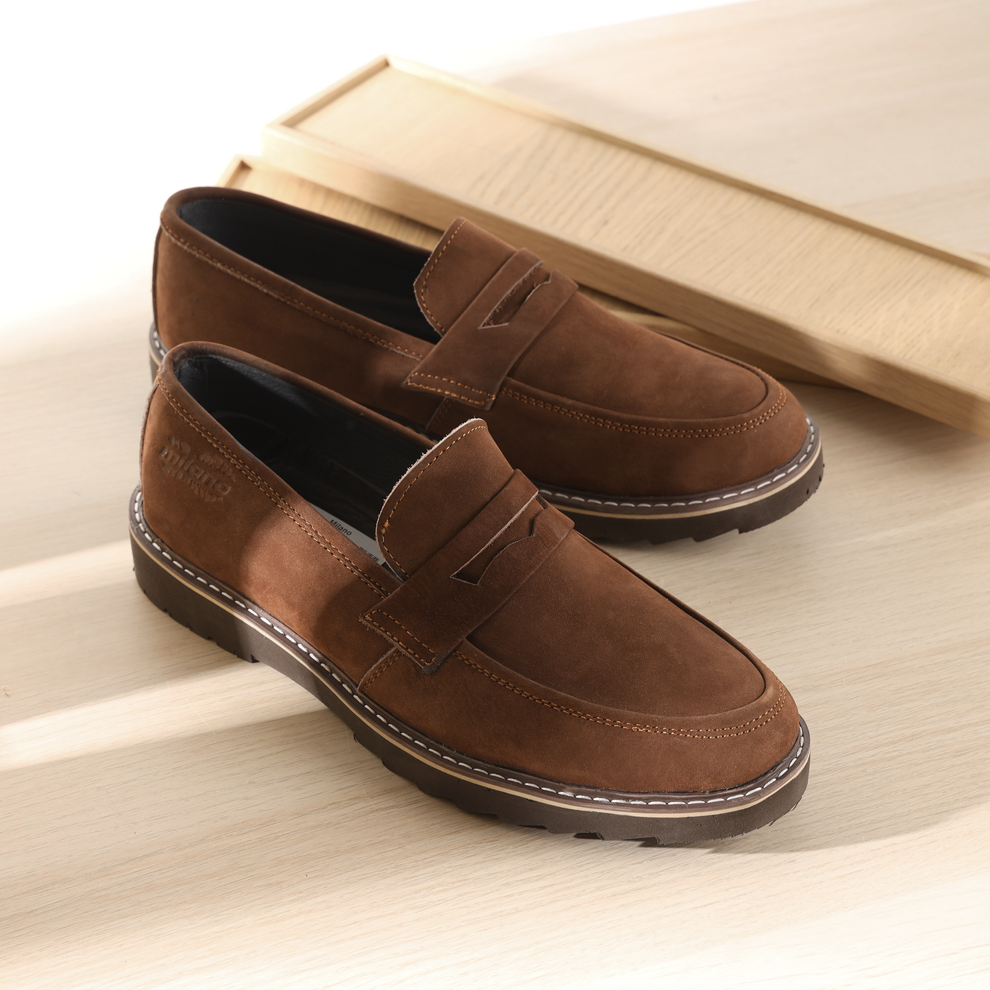 M3 – Flexible Suede Shoes with PU Sole