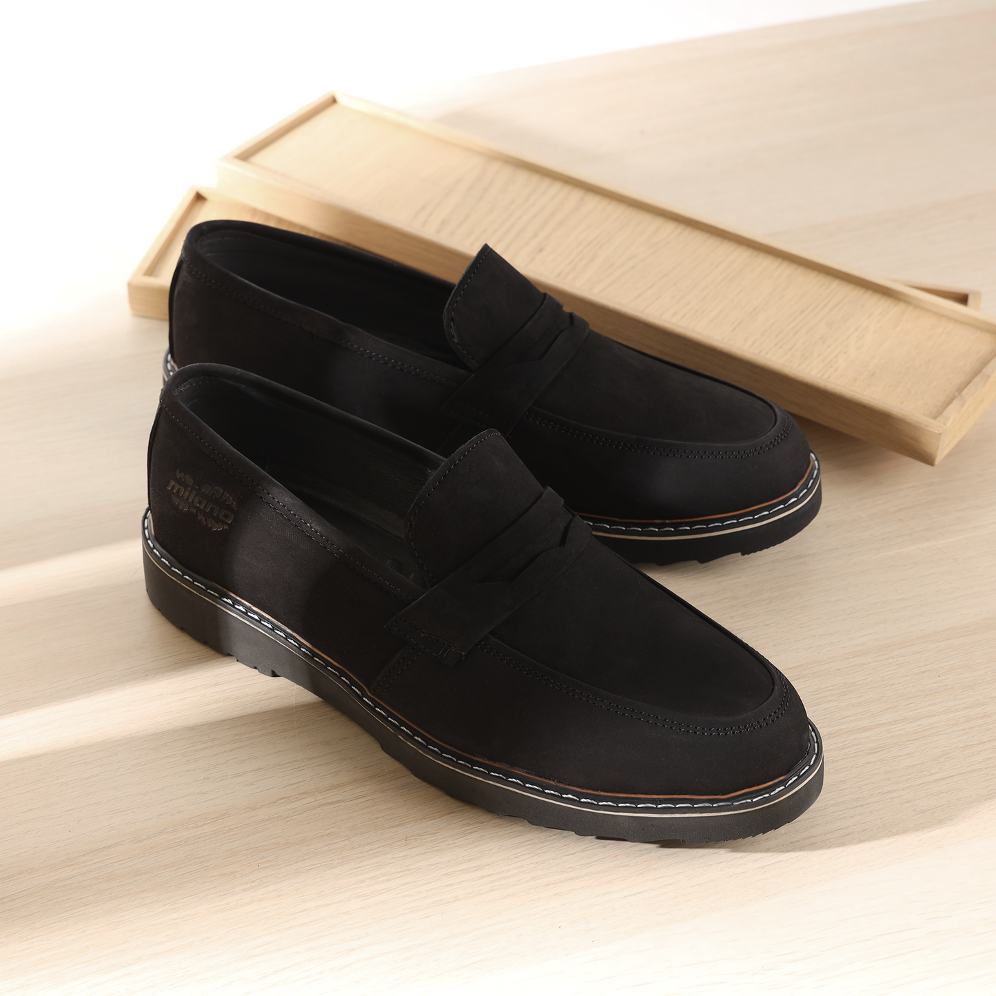 M3 – Flexible Suede Shoes with PU Sole