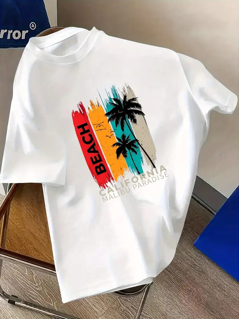 Unisex Oversized Beach t-shirt – 100% Soft Cotton
