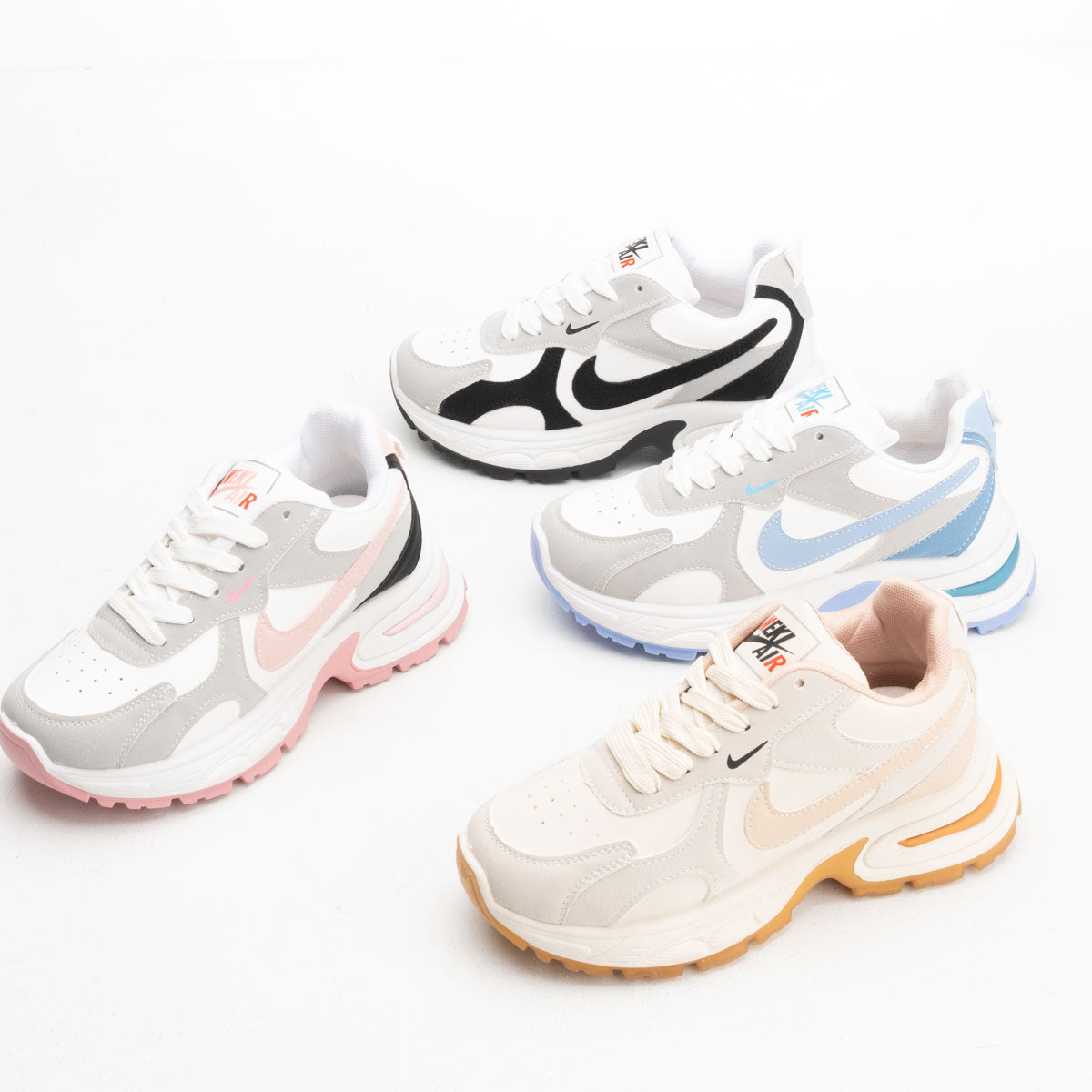 Nike-Inspired Sneakers – Trendy Colors & Premium Comfort