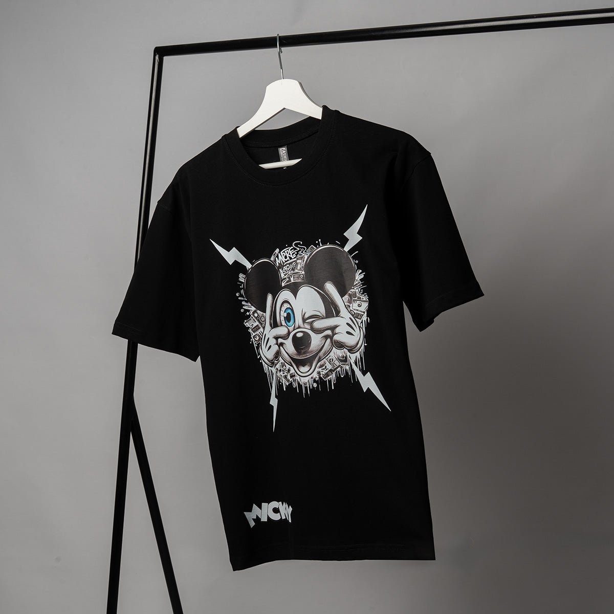 Oversized Mickey T-Shirt – 100% Cotton Bolivar Fabric