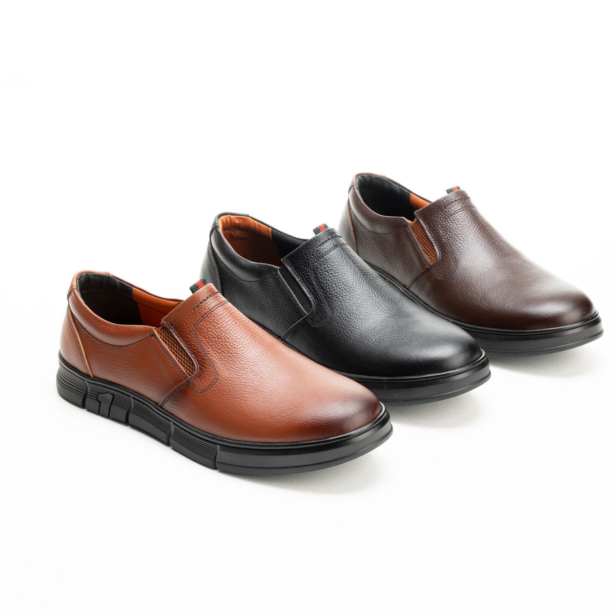 Kan7 Slip-On Leather Shoes – Formal & Comfortable