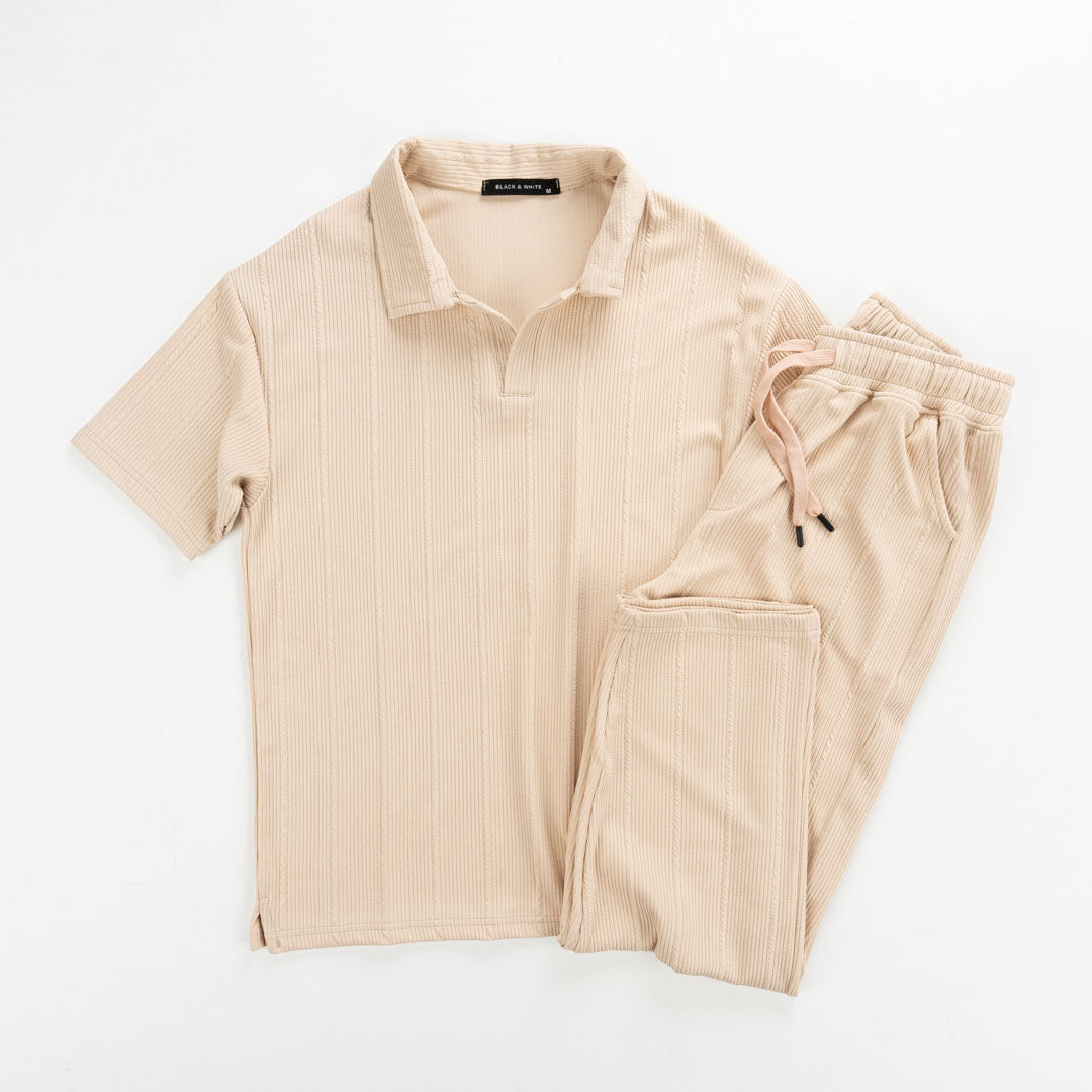 Marseille Collar T-Shirt & Jogger Set