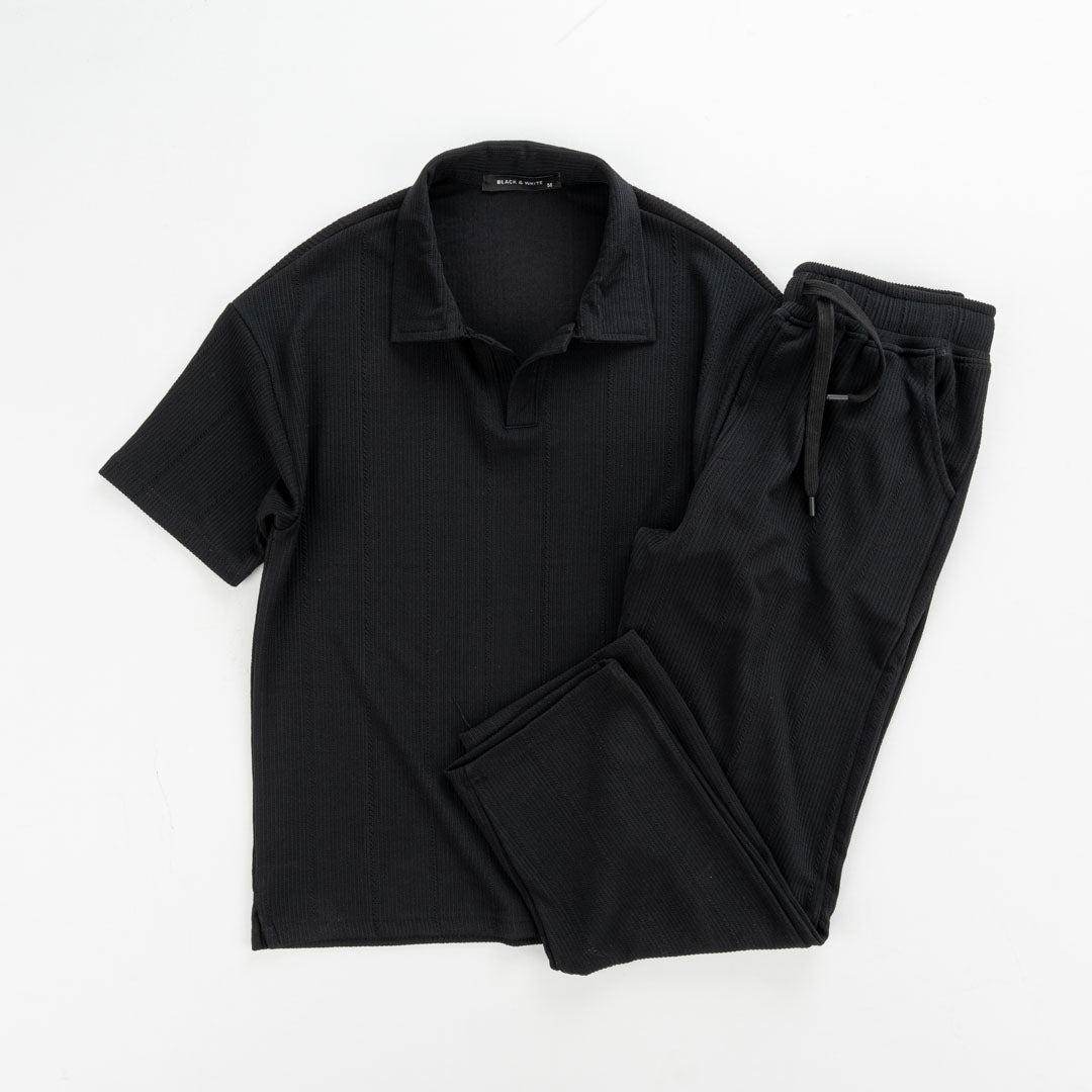 Marseille Collar T-Shirt & Jogger Set