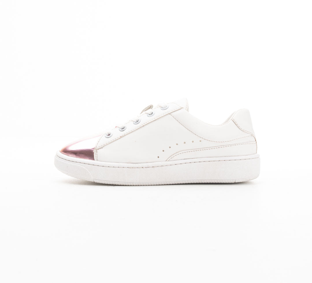 Women's Fashion Sneakers - Metallic & Embroidered Designs