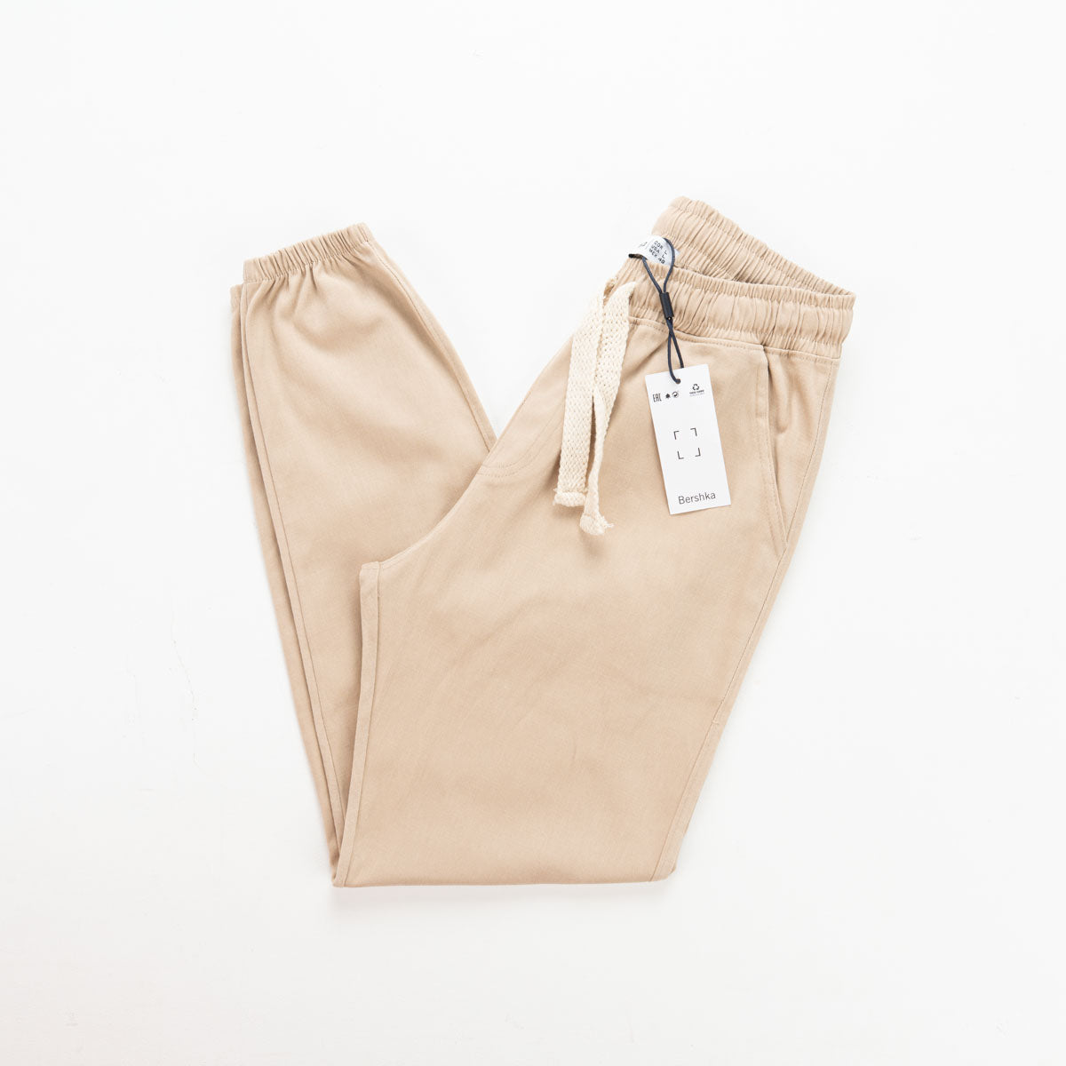 Cotton Gabardine Pants BERSHKA