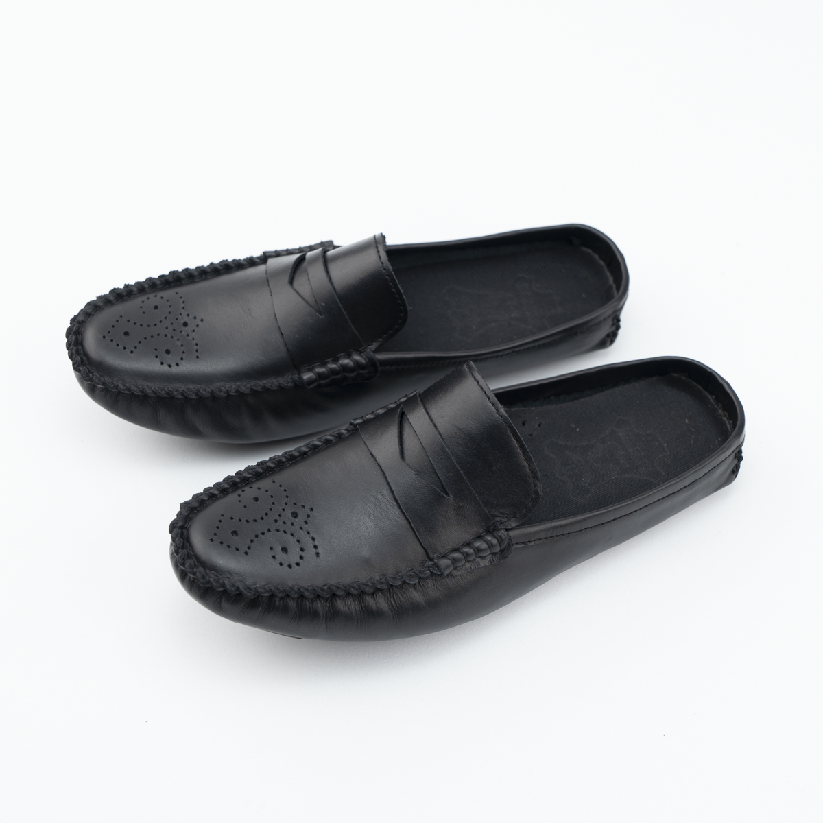 Timeless Leather Slippers