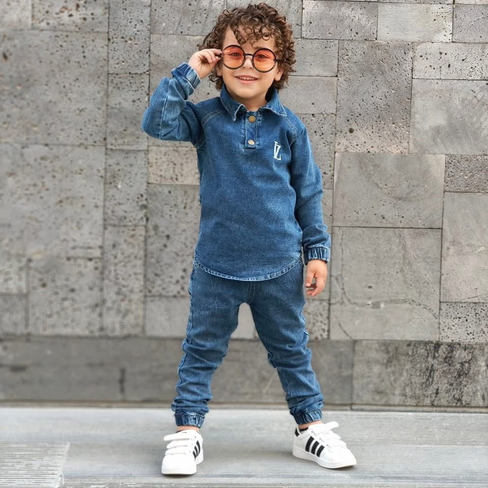 Kids Stretch Denim Set