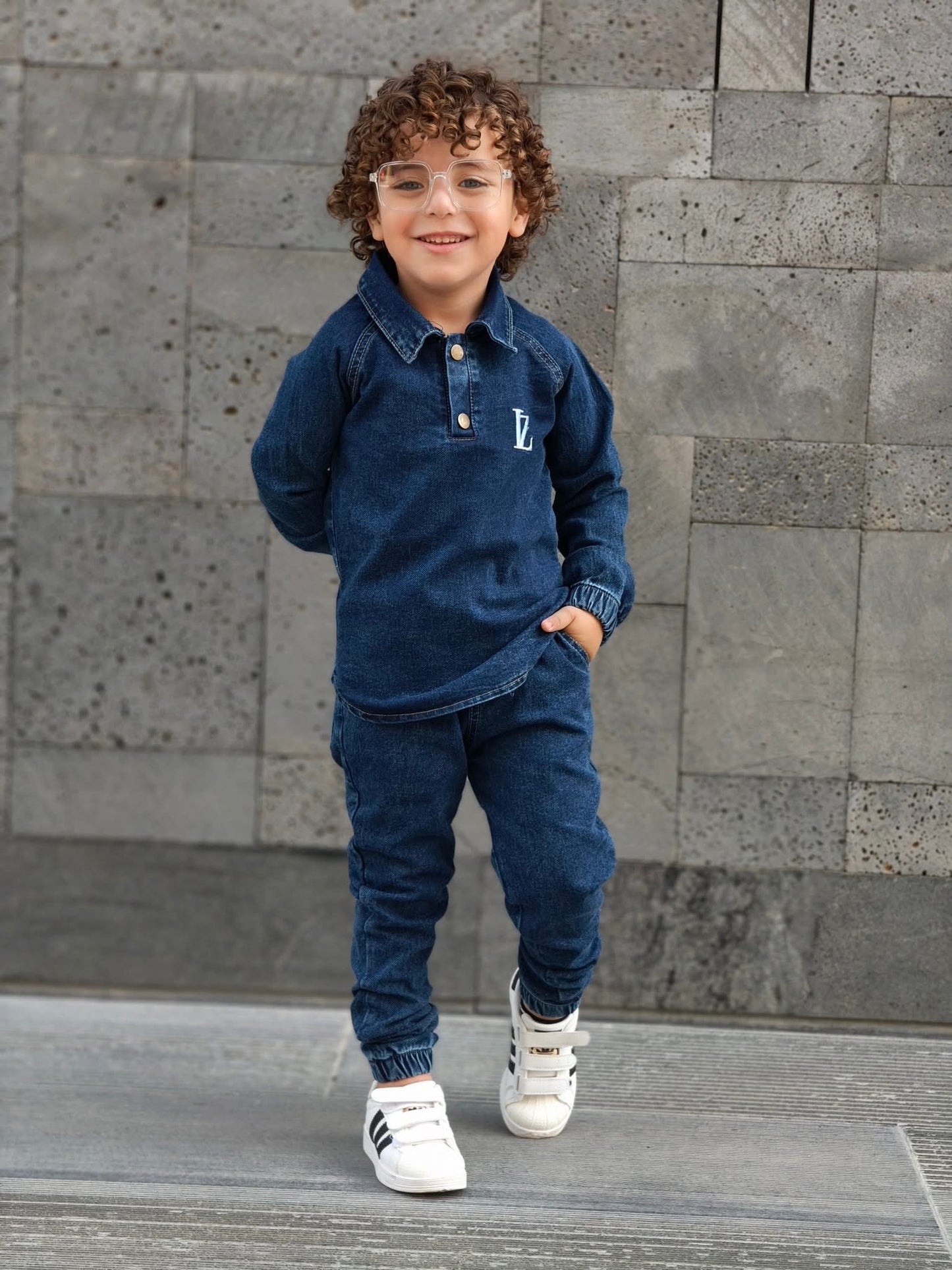 Kids Stretch Denim Set