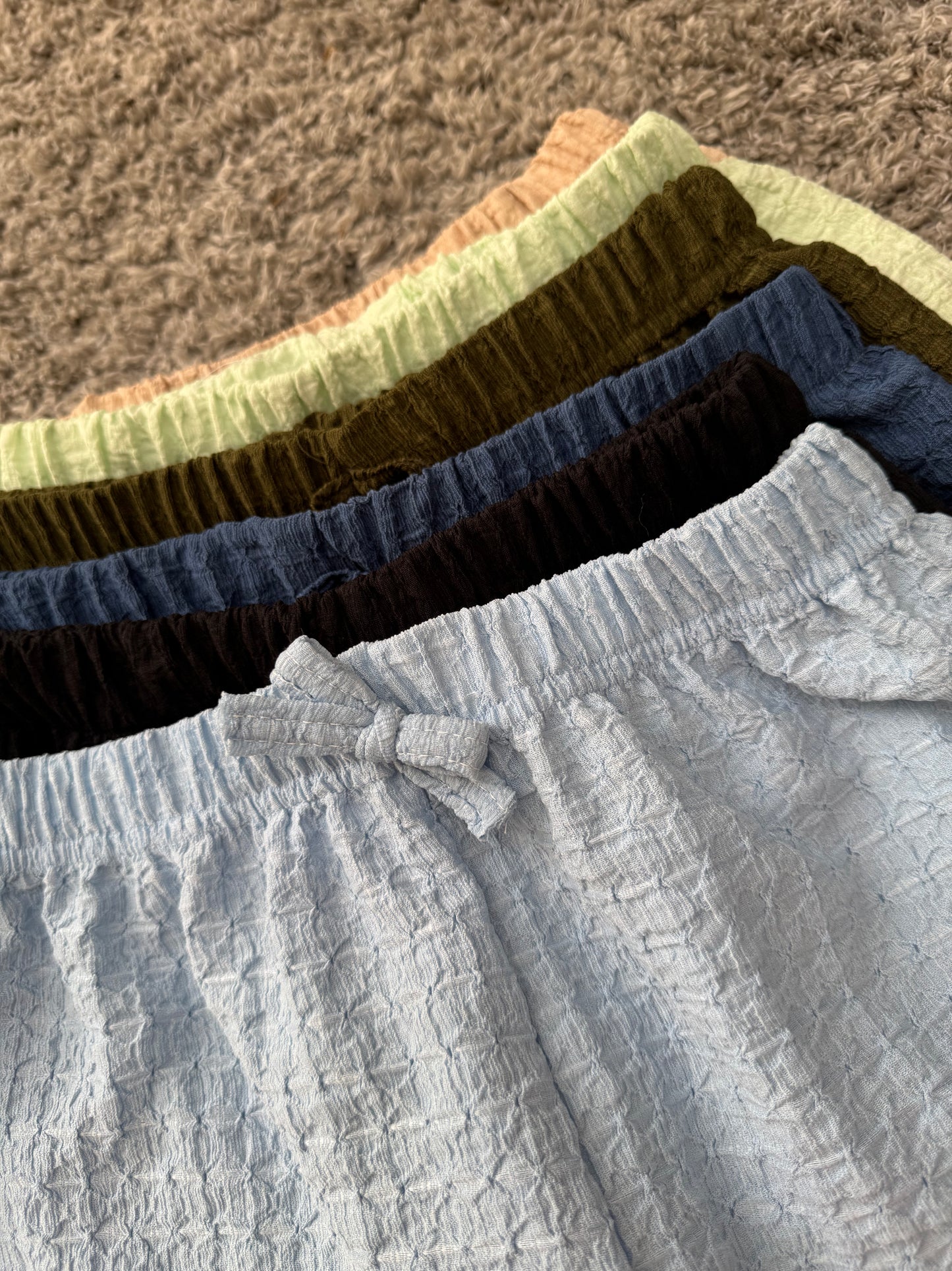Hot Short Pajama Set with Buttoned Top