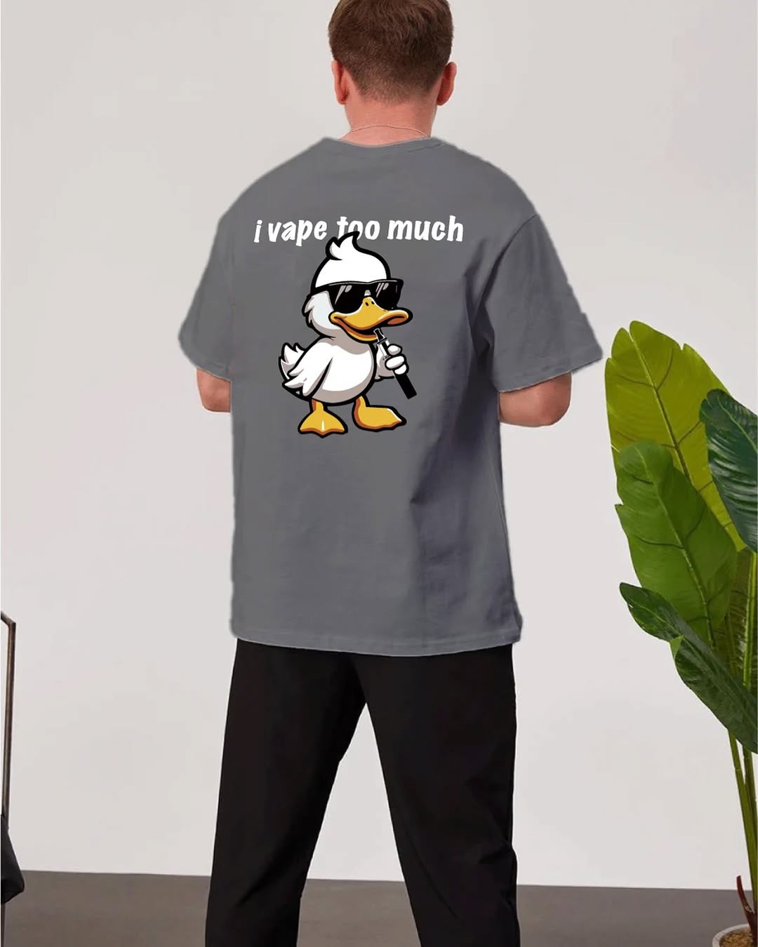 Oversized i vape too much T-Shirt – 100% Premium Cotton