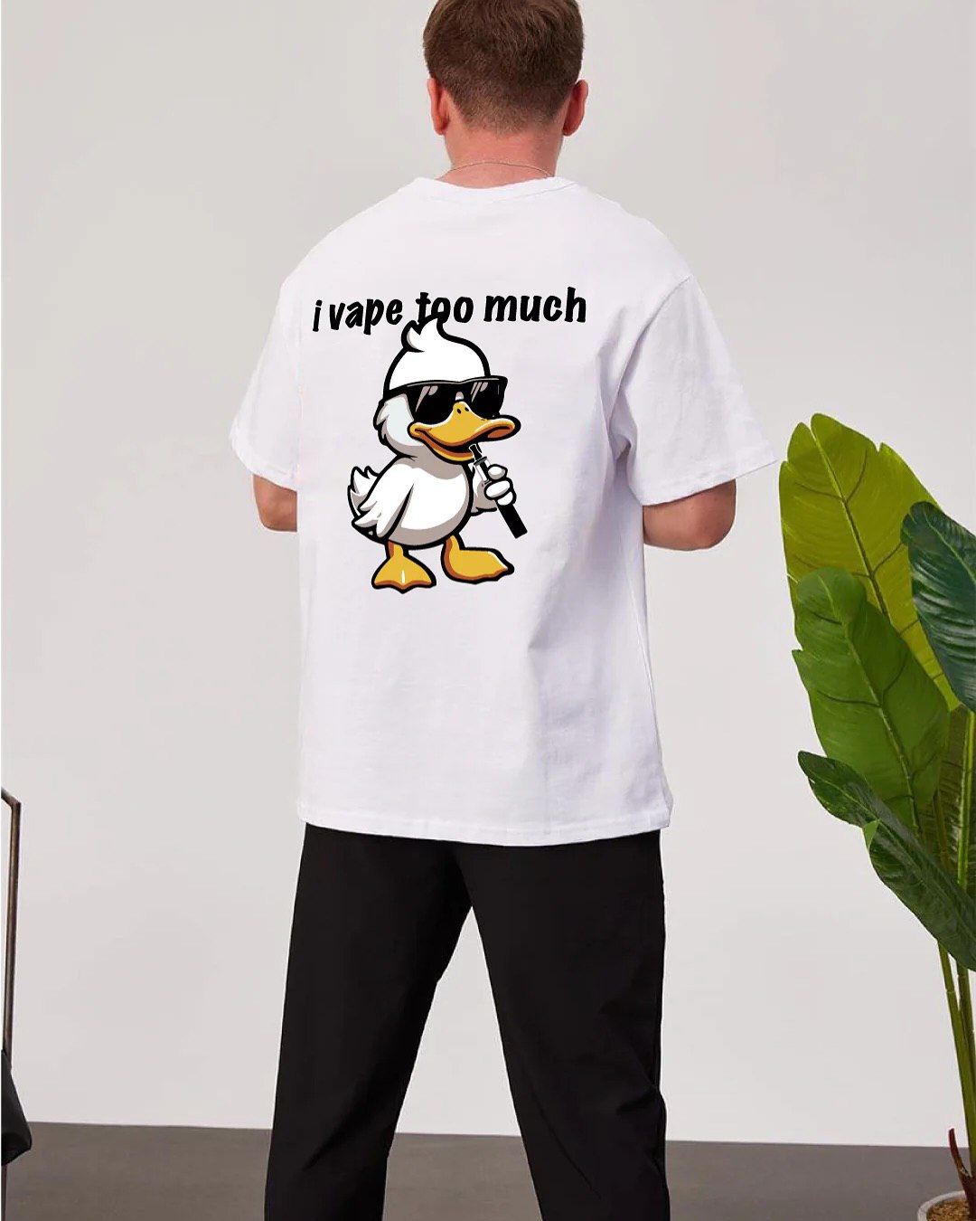 Oversized i vape too much T-Shirt – 100% Premium Cotton