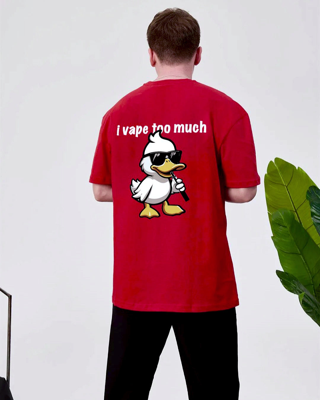 Oversized i vape too much T-Shirt – 100% Premium Cotton