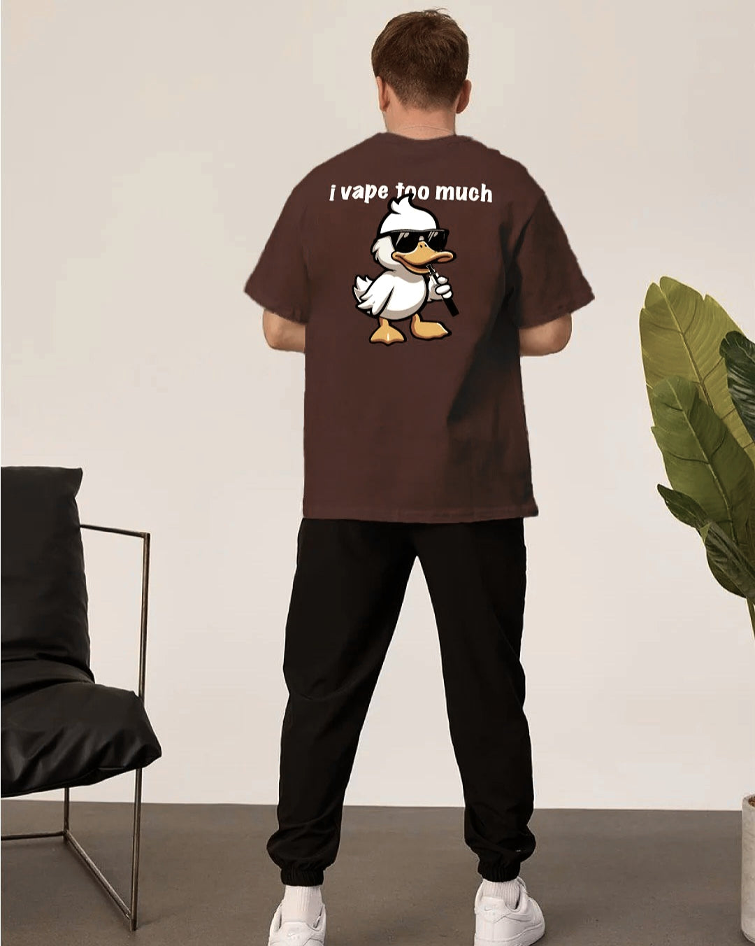 Oversized i vape too much T-Shirt – 100% Premium Cotton