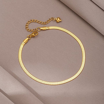 Snake-Back Stainless Steel Bracelet