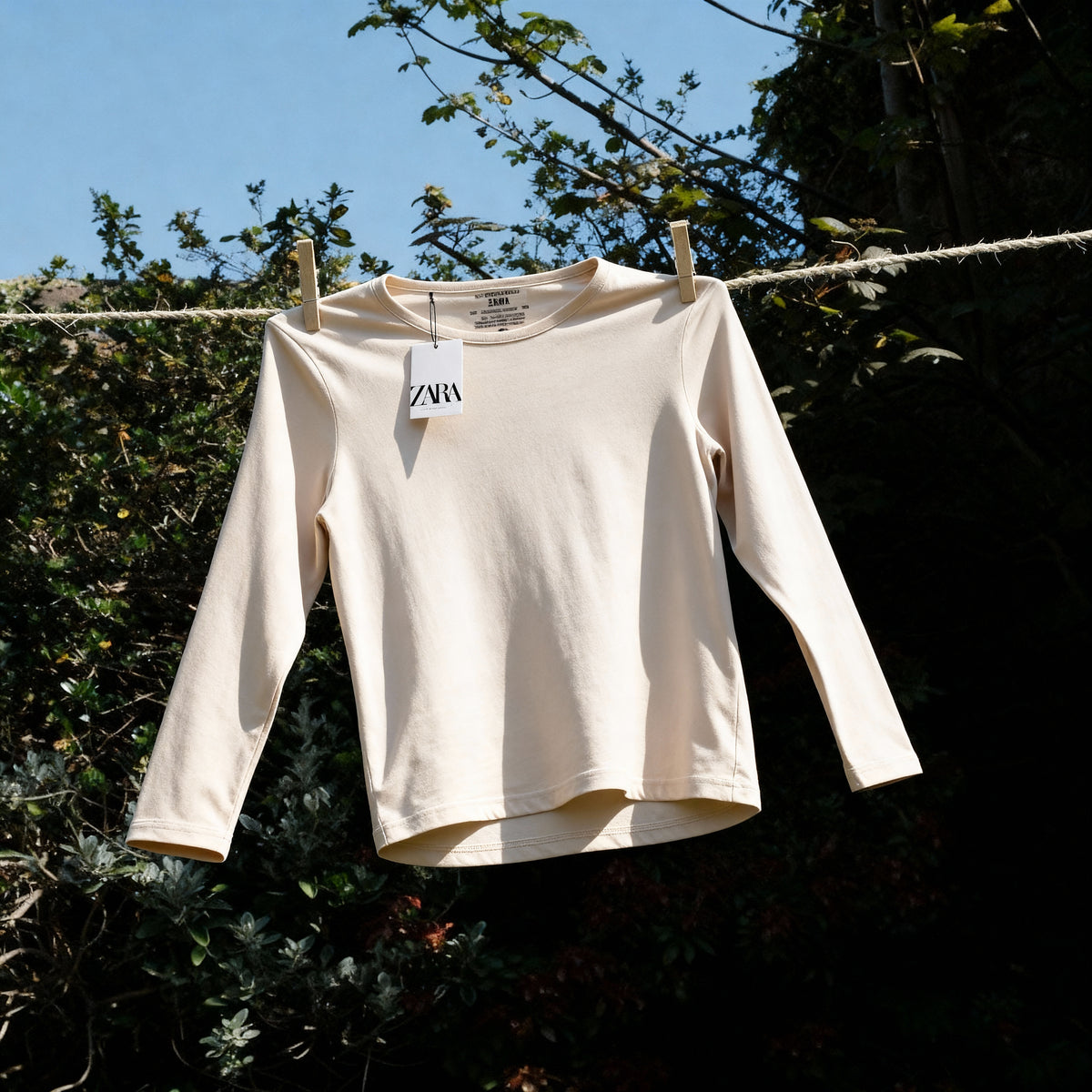 ZARA Girls’ Basic Cotton T-Shirt