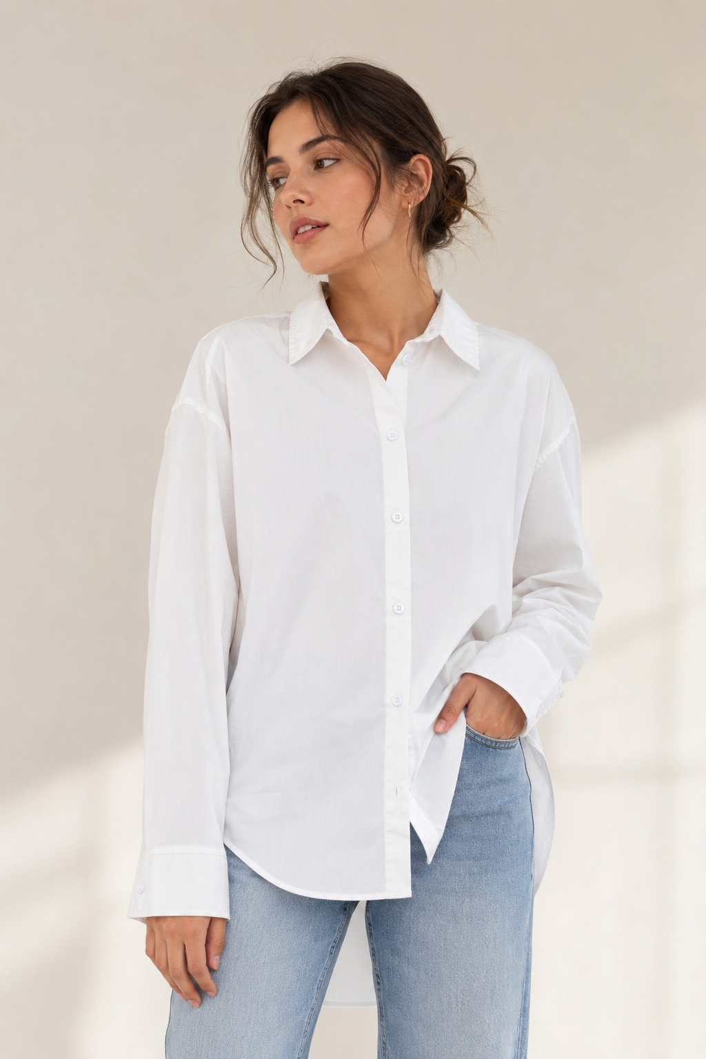 Oversized Cotton Shirt