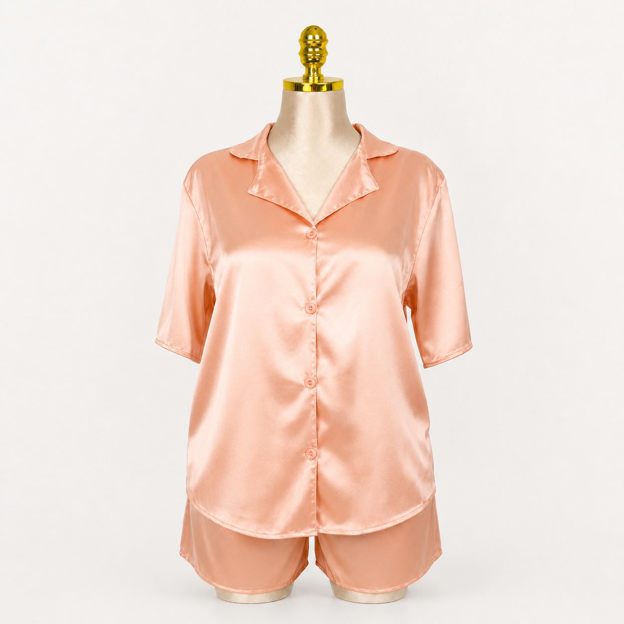 Satin Hot Shorts Set