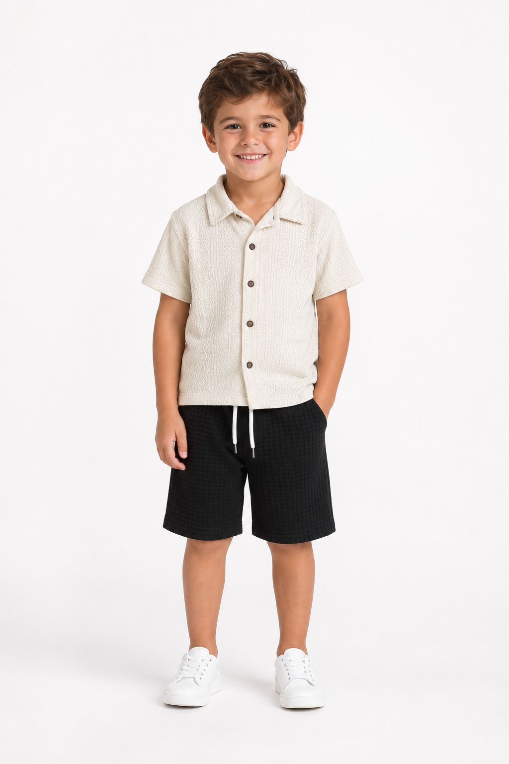 Boys Knit Summer Set