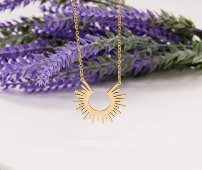 Sun Pendant Necklace