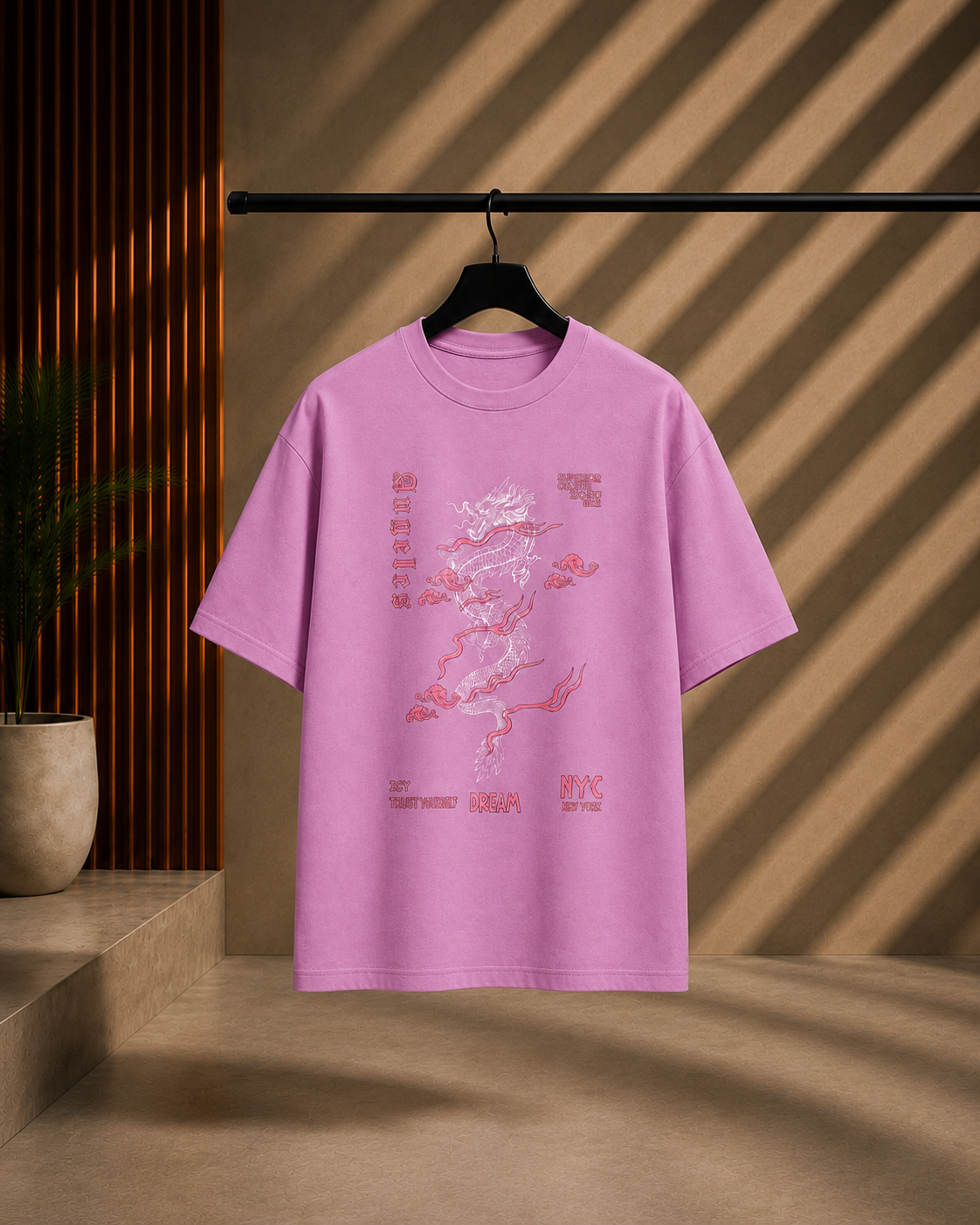 Unisex Dragon Oversized T-Shirt