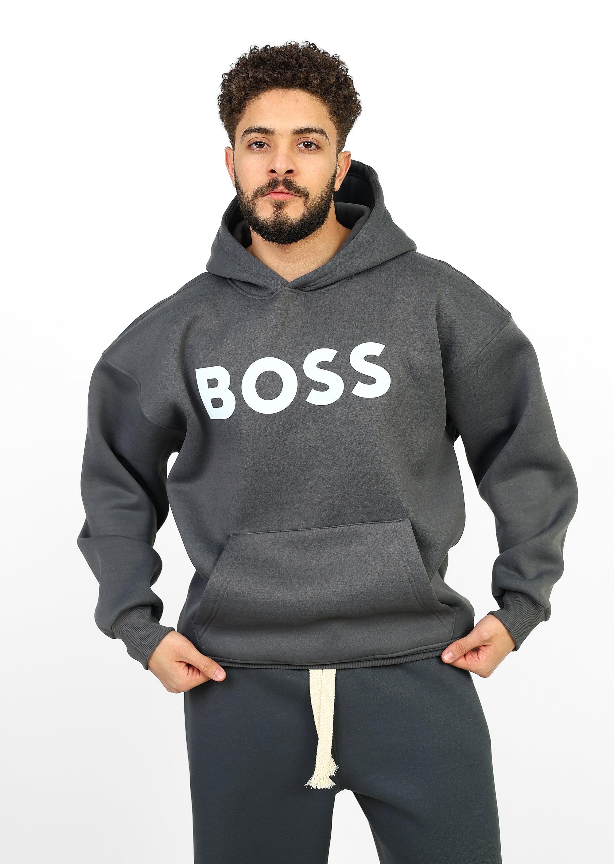 BOSS Unisex Cotton Hoodie