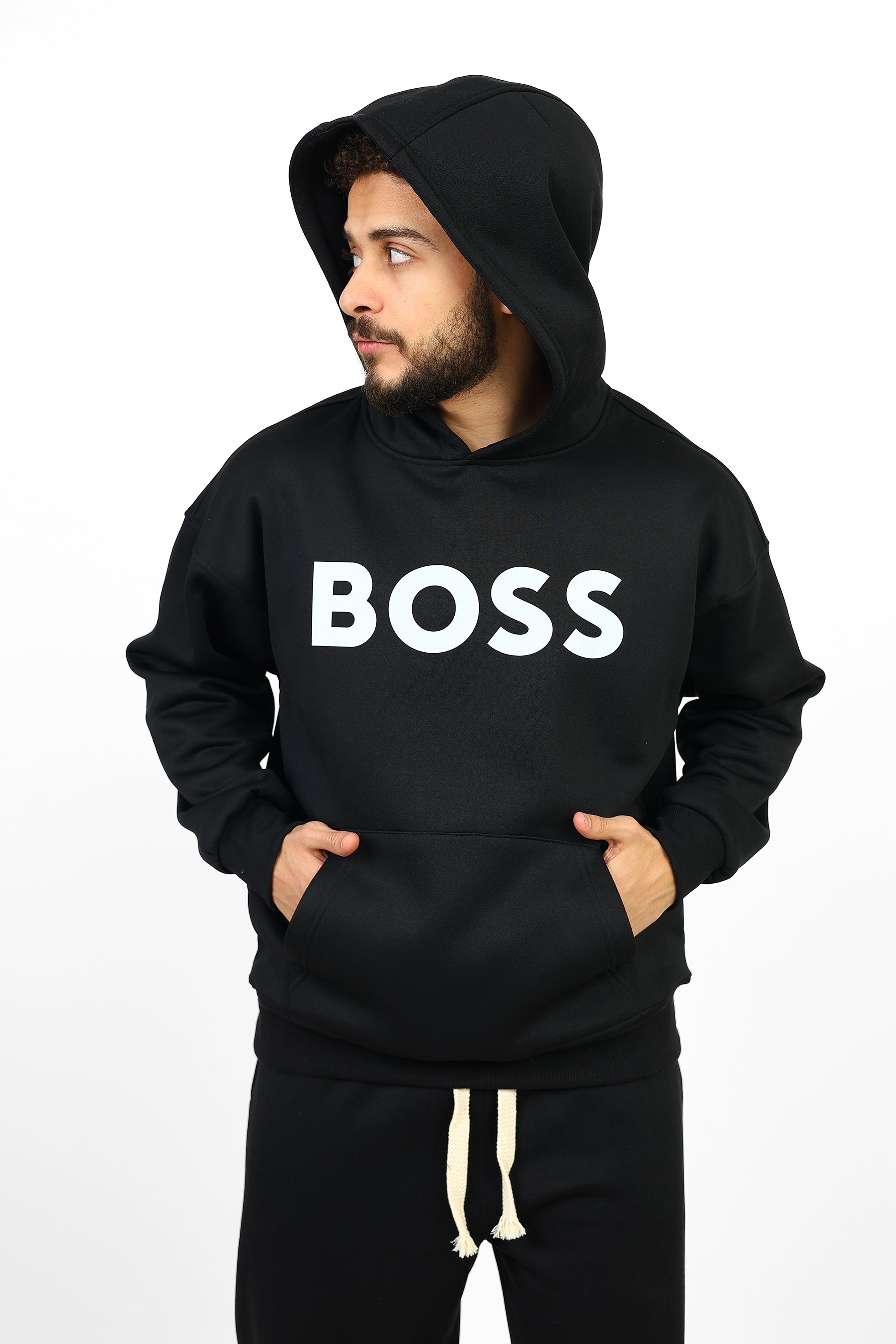 BOSS Unisex Cotton Hoodie