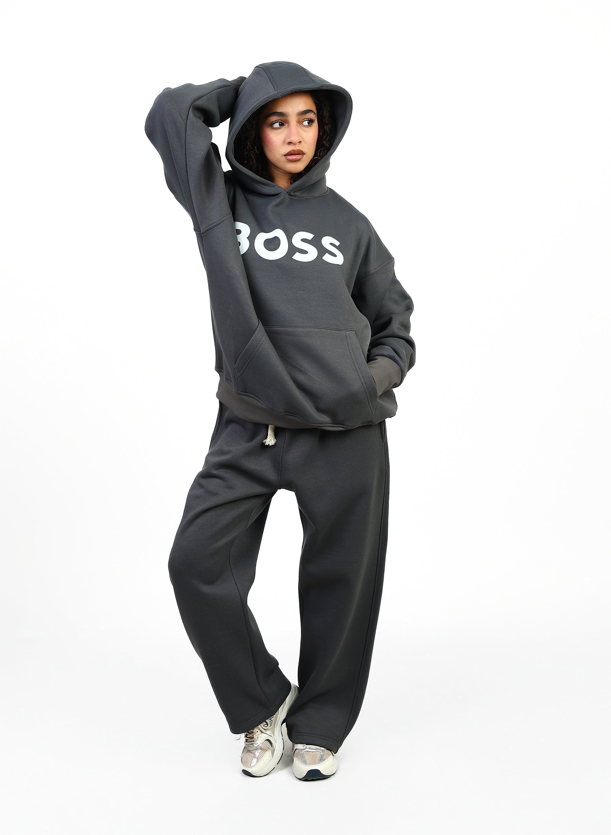 BOSS Unisex Cotton Hoodie