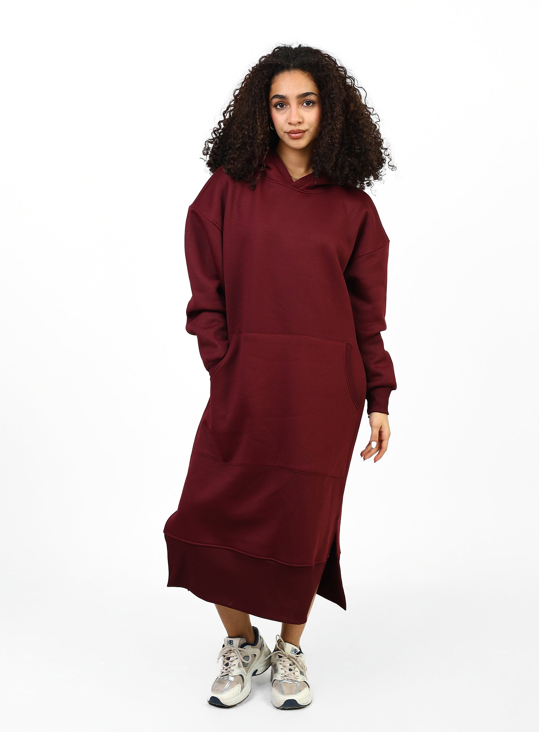 Hoodie Dress – 100% Cotton Melton