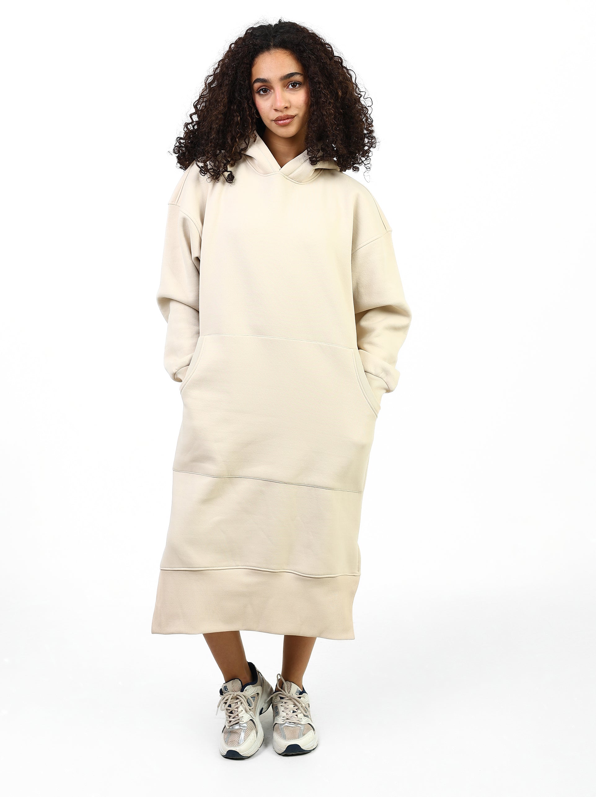 Hoodie Dress – 100% Cotton Melton