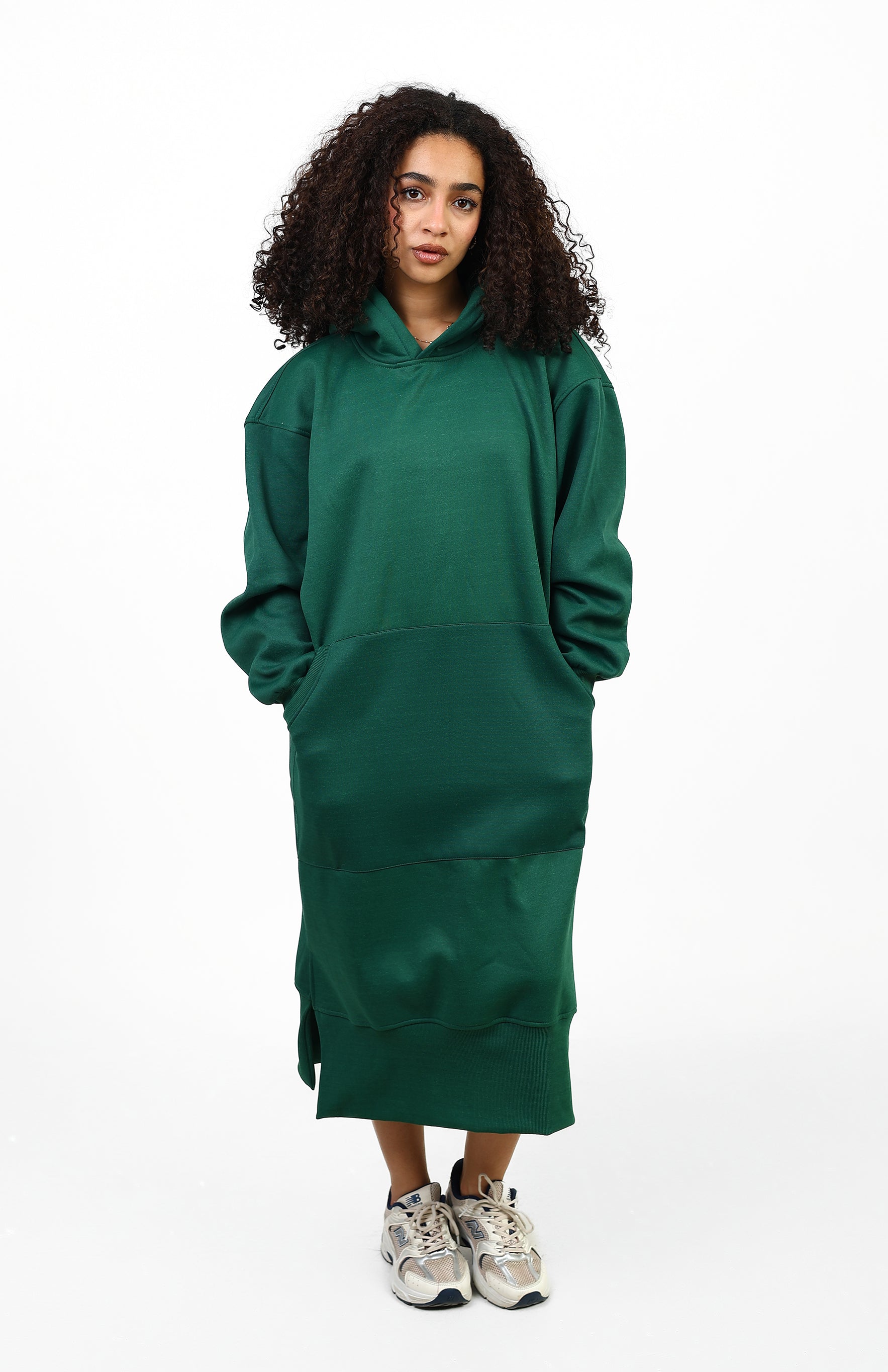 Hoodie Dress – 100% Cotton Melton