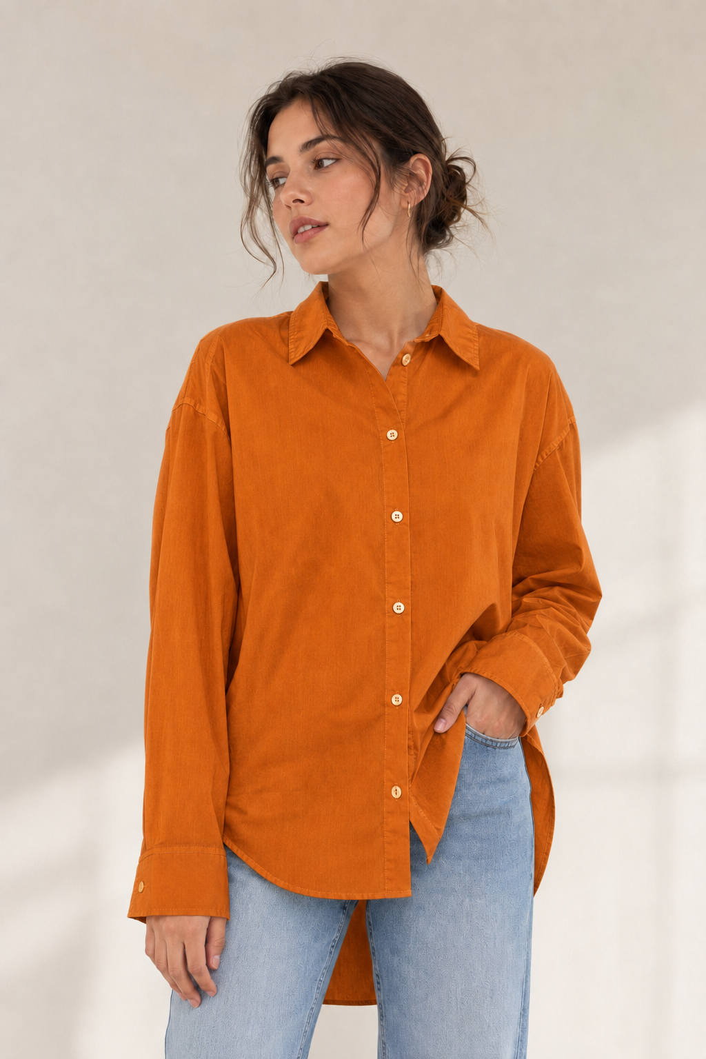 Oversized Cotton Shirt