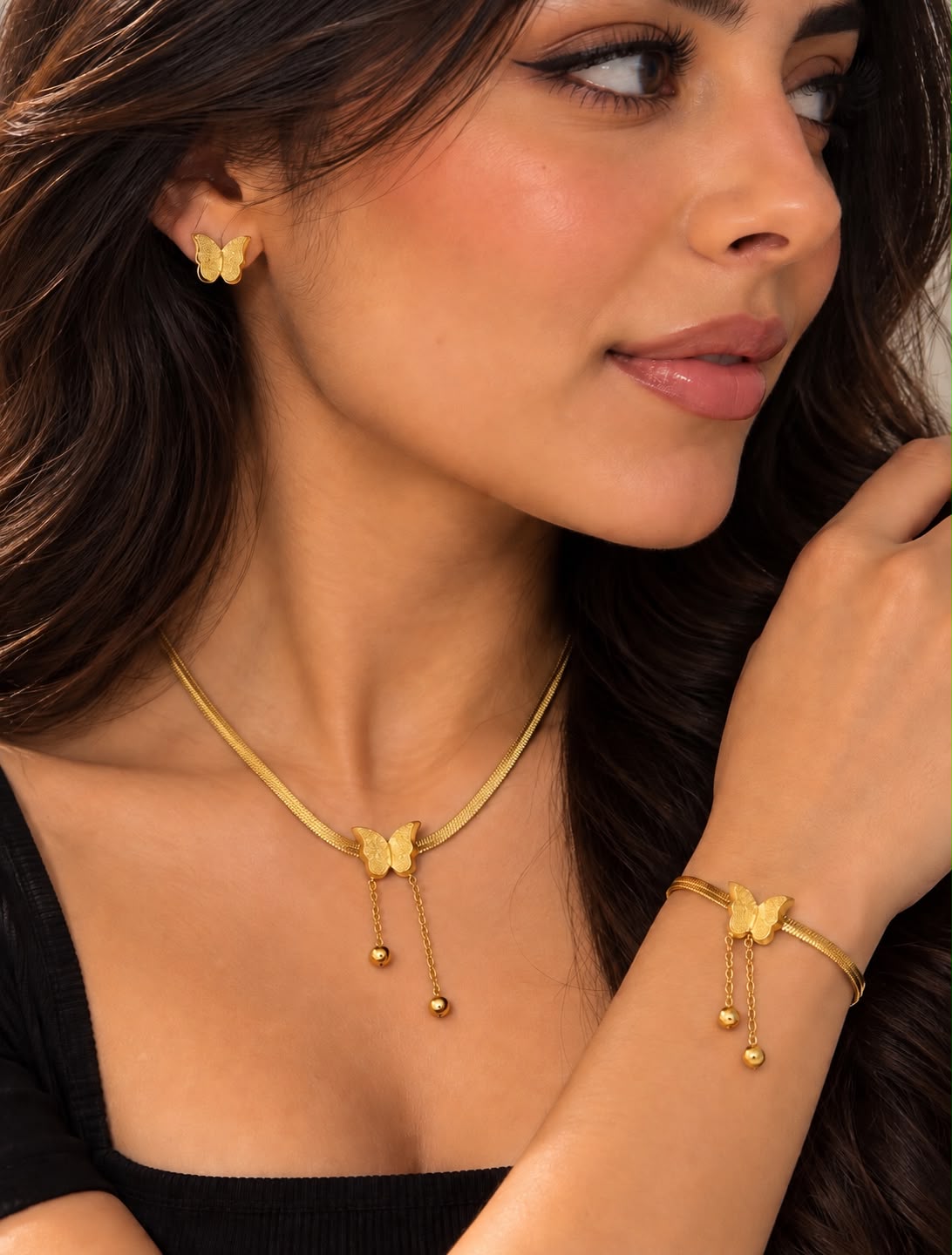 Women's Butterfly Jewelry Set