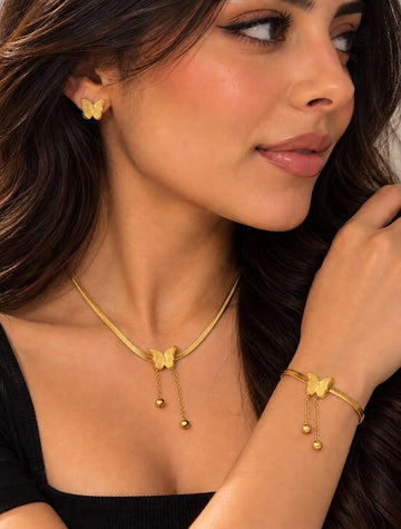 Women's Butterfly Jewelry Set