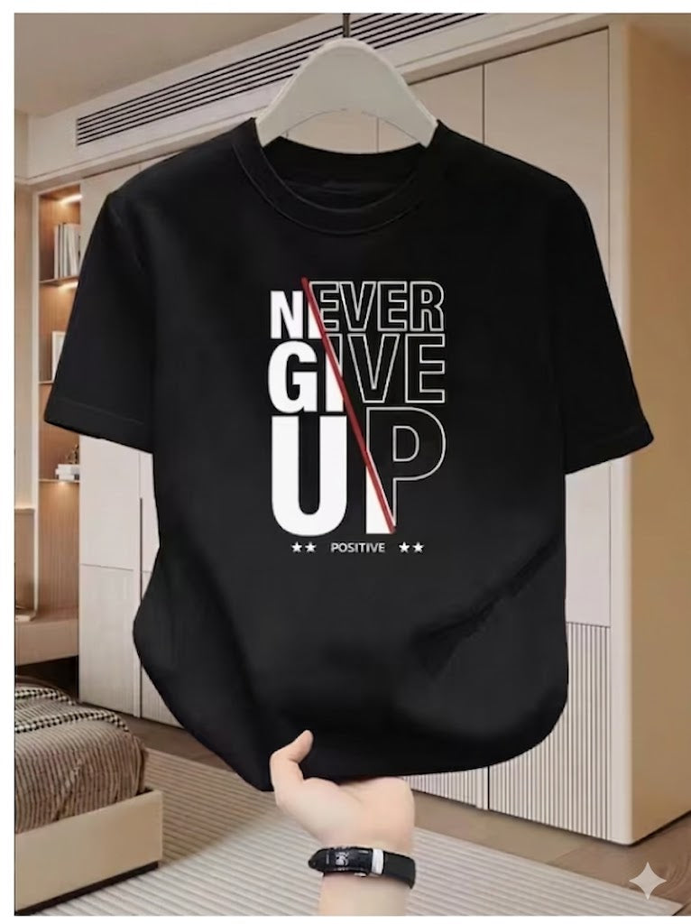Never Give Up Oversized T-Shirt