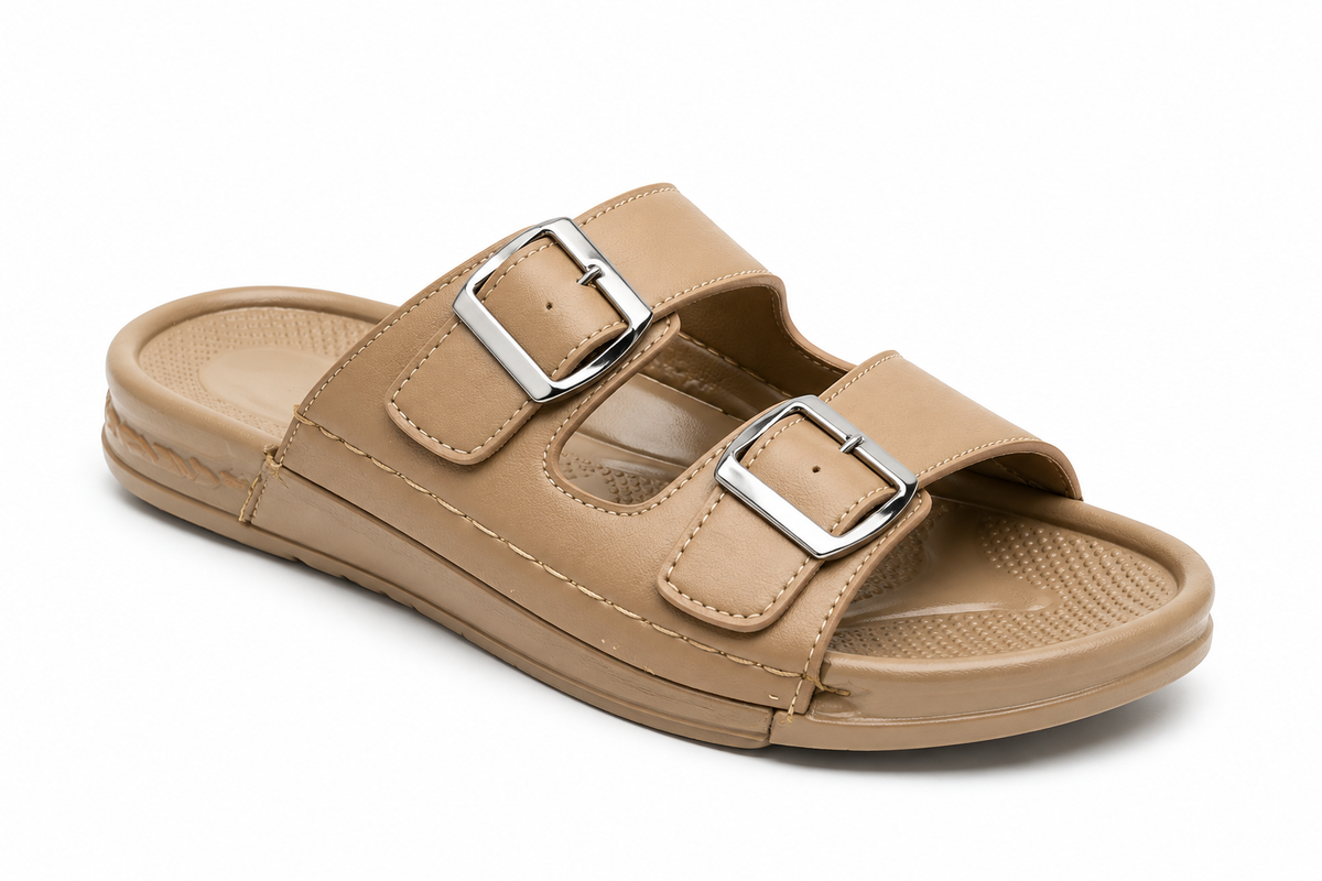 Men's Leather Sandals – 2 Buckles