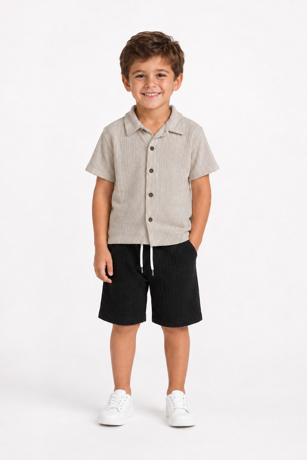 Boys Knit Summer Set