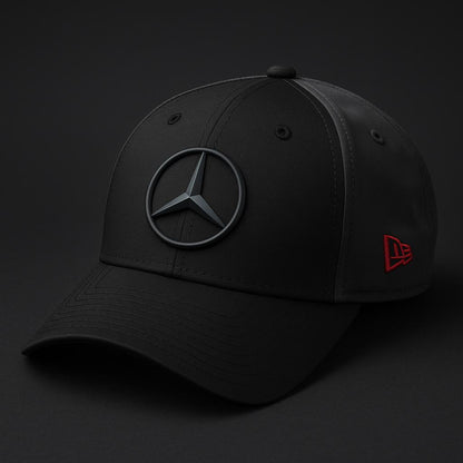 Mercedes-Benz Grey & Black Cap