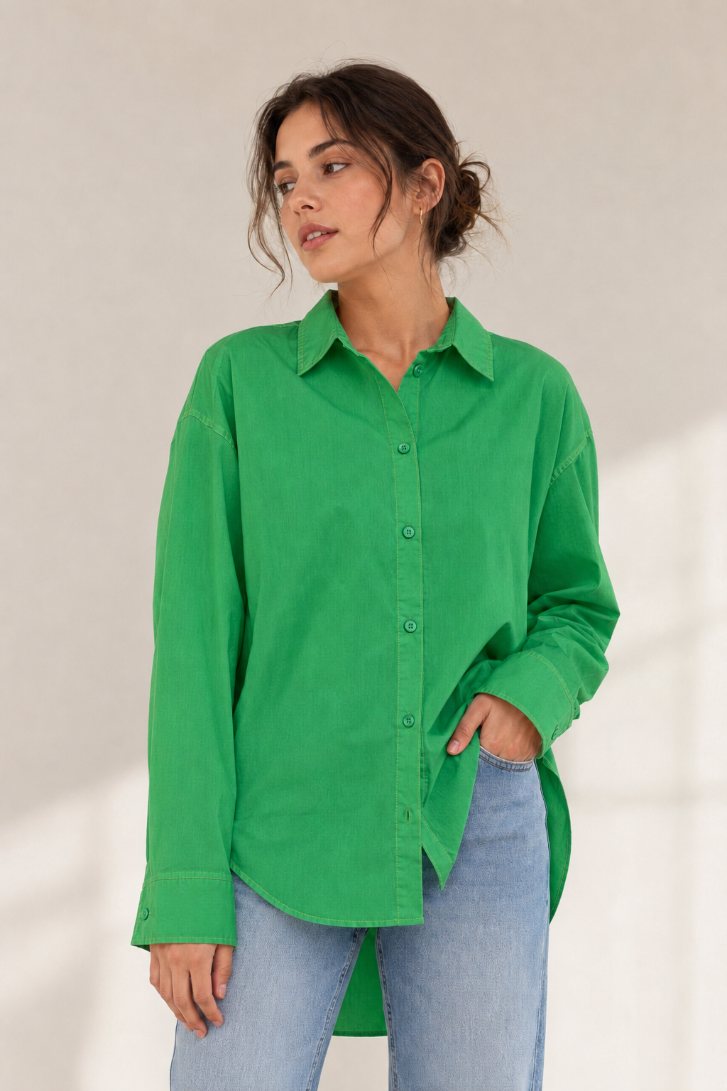 Oversized Cotton Shirt