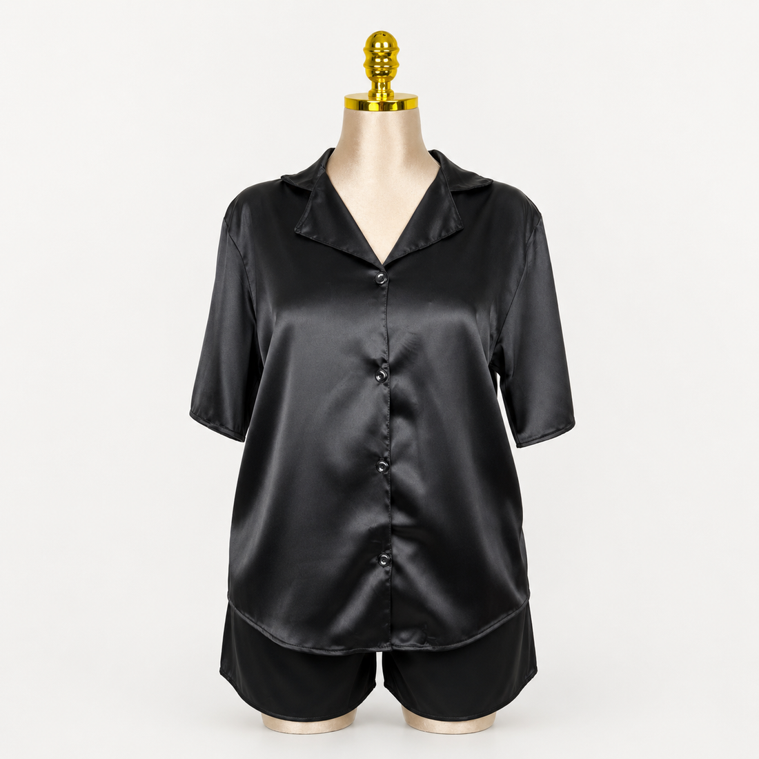 Satin Hot Shorts Set