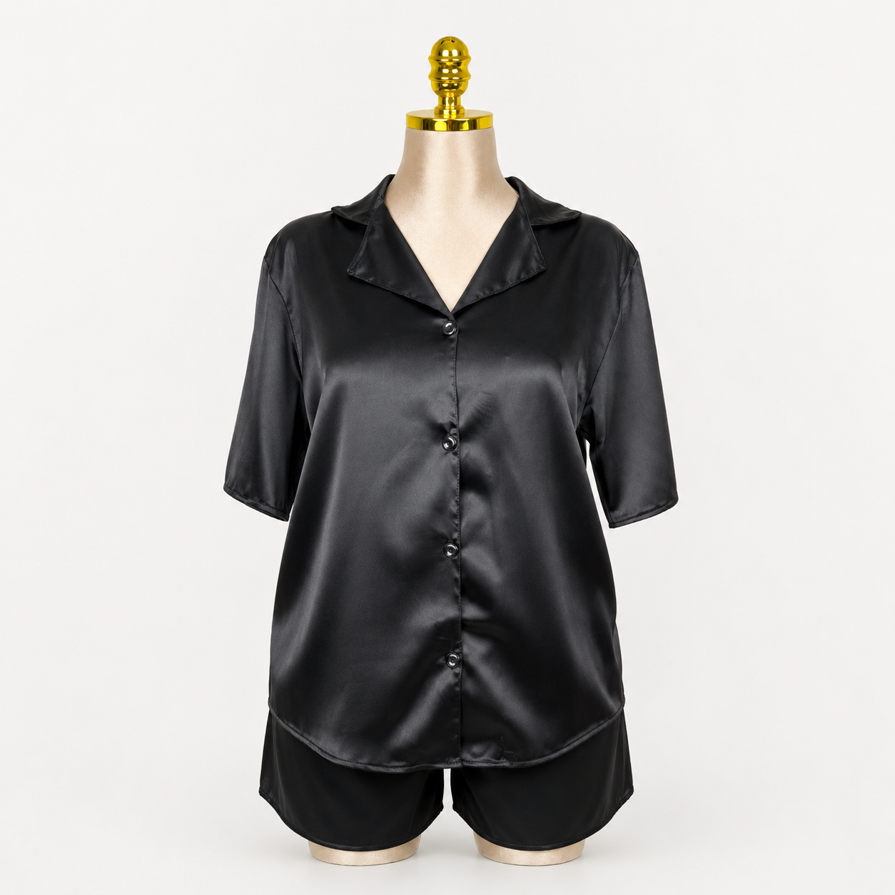 Satin Hot Shorts Set