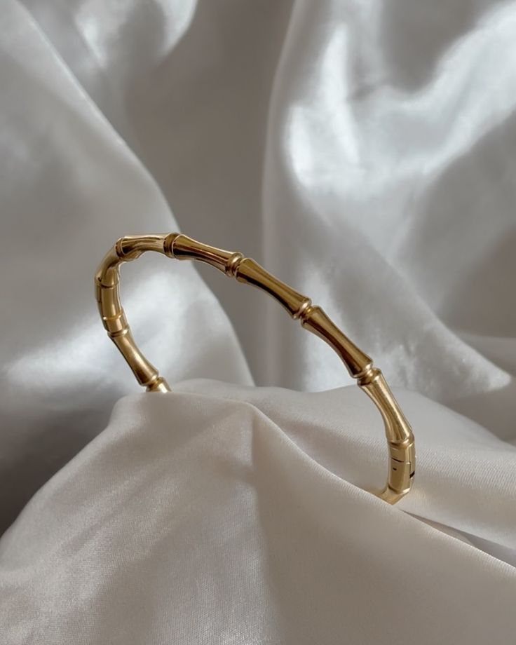 Bamboo Bracelet – Free Size Stainless Steel