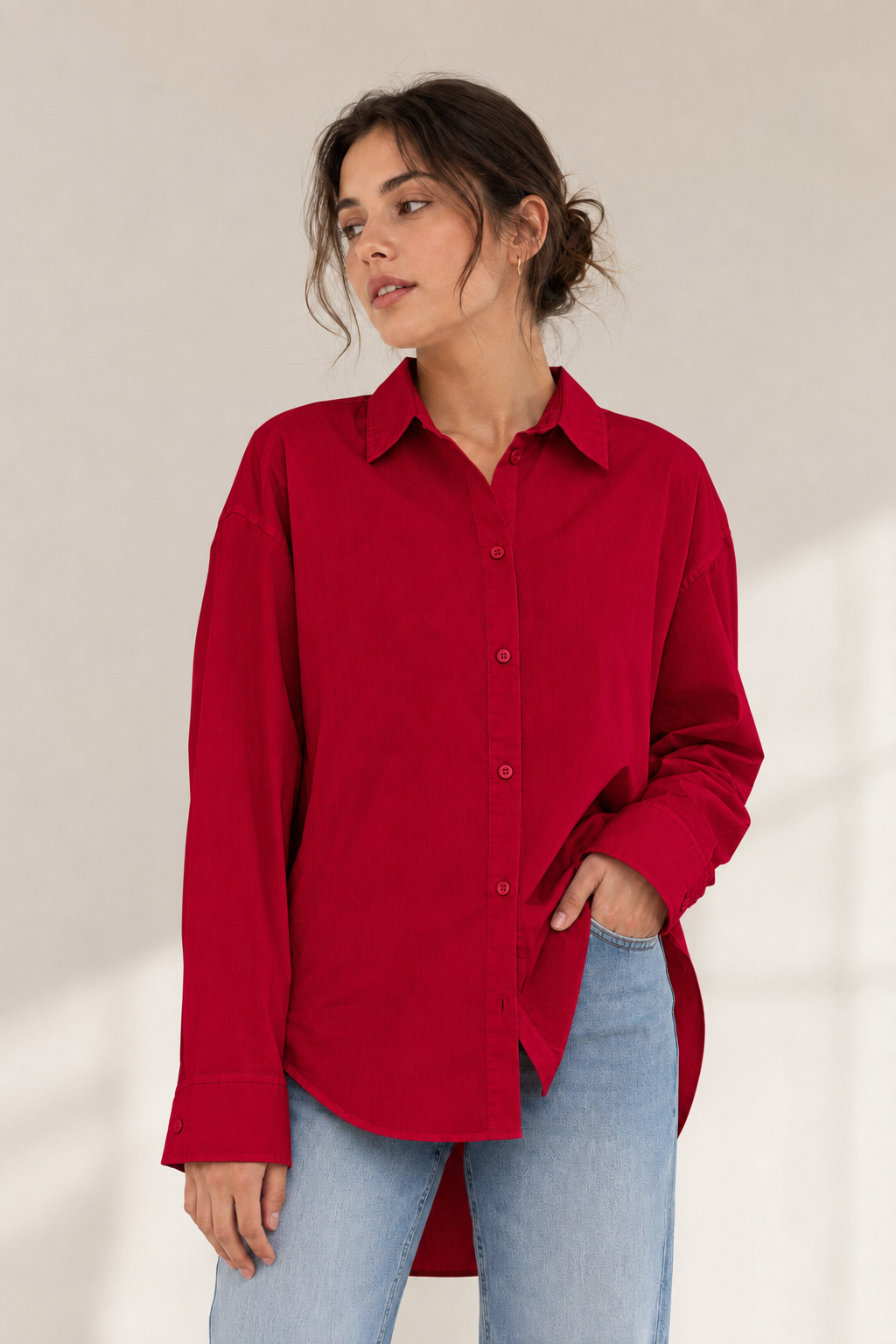 Oversized Cotton Shirt