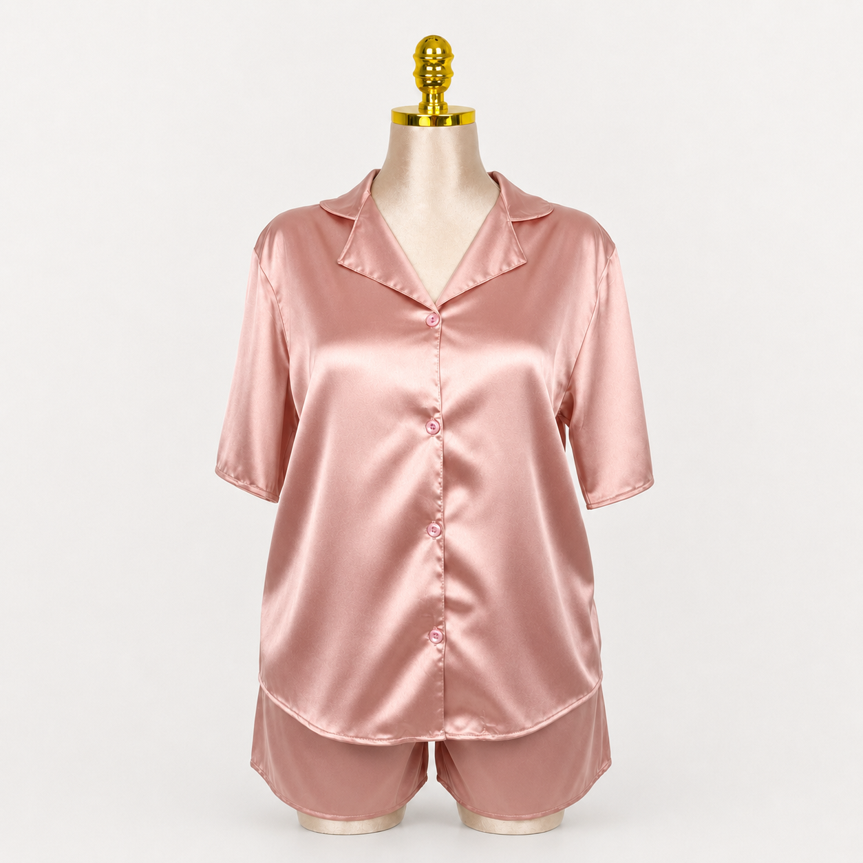 Satin Hot Shorts Set