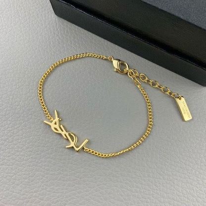 YSL Stainless Steel Bracelet for Women