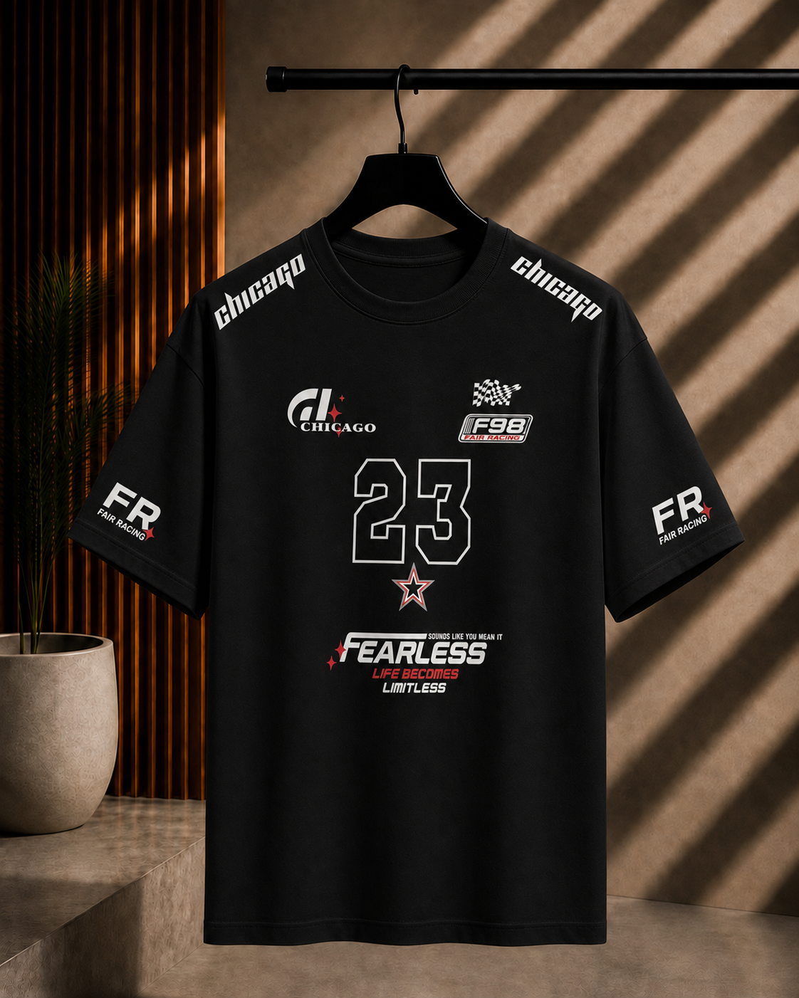 Unisex Chicago 23 Fair Racing T-Shirt