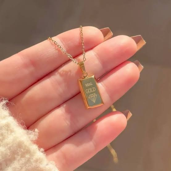 Gold Bar Necklace