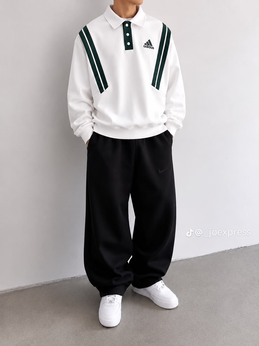 Unisex  Polo Sweatshirt