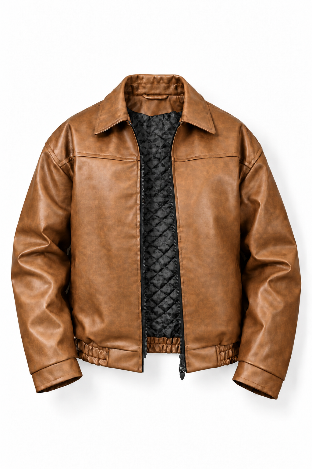 Leather Bomber Jacket